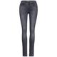 Street One Jeans "York" Damen steel grey net wash, Gr. 30-28, Baumwolle, Slim Fit, Jeanshose, Mid Waist mit Leg, Knopf und Reißverschluss, 5 Pocket, Baumwollmix Stretchanteil