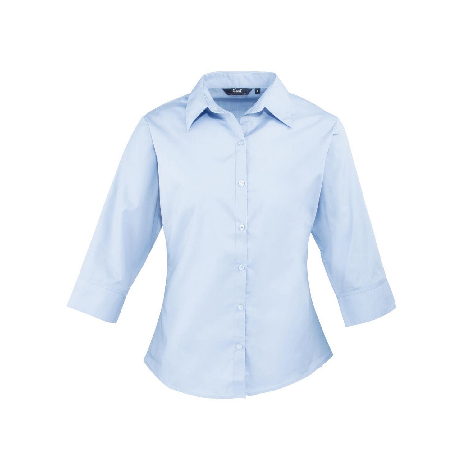 Premier - Hemd für Damen 3/4 Ärmel (Hellblau) Image