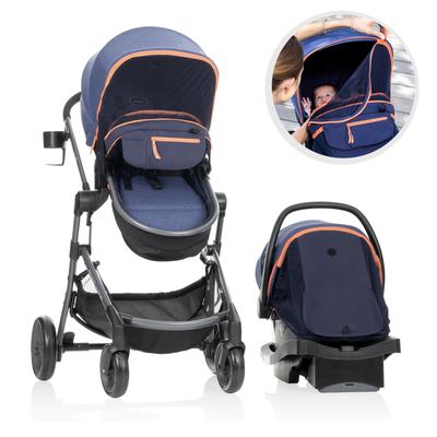 Pivot Vizor Travel System with LiteMax Infant Car Seat (Promenade Blue)