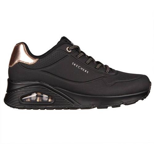 SKECHERS Damen Freizeitschuhe UNO-SHIMMER AWAY, Größe 37 ½ in Schwarz