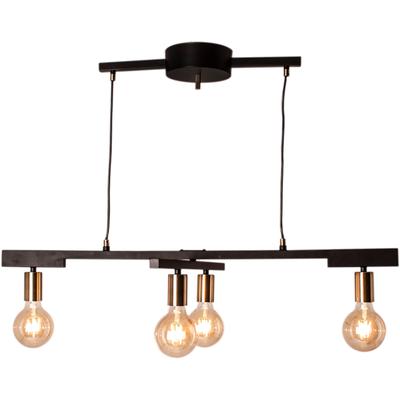 BY RYDENS Pendelleuchte "Zeona", schwarz (schwarz matt), Ø 90,00cm H: 0,00cm, Lampen, Pendelleuchte mit verstellbarem Arm Image