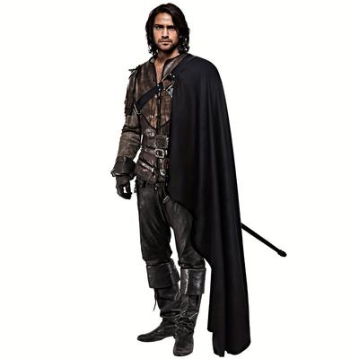 TEMU Steampunk Shawl Half Shoulder Cape Cloak With Belt Larp Warrior Cape Medieval Halloween Costume For Men