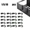 1/5/10Pcs Mini Hanger Clip Storage Shelf Storage Hooks Bathroom Clothes Household Storage Holders