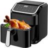 Joeais - Friteuse sans Huile 5.5L Air fryer, avec 9 Fonctions , Air fryer avec 1600W , Le panier