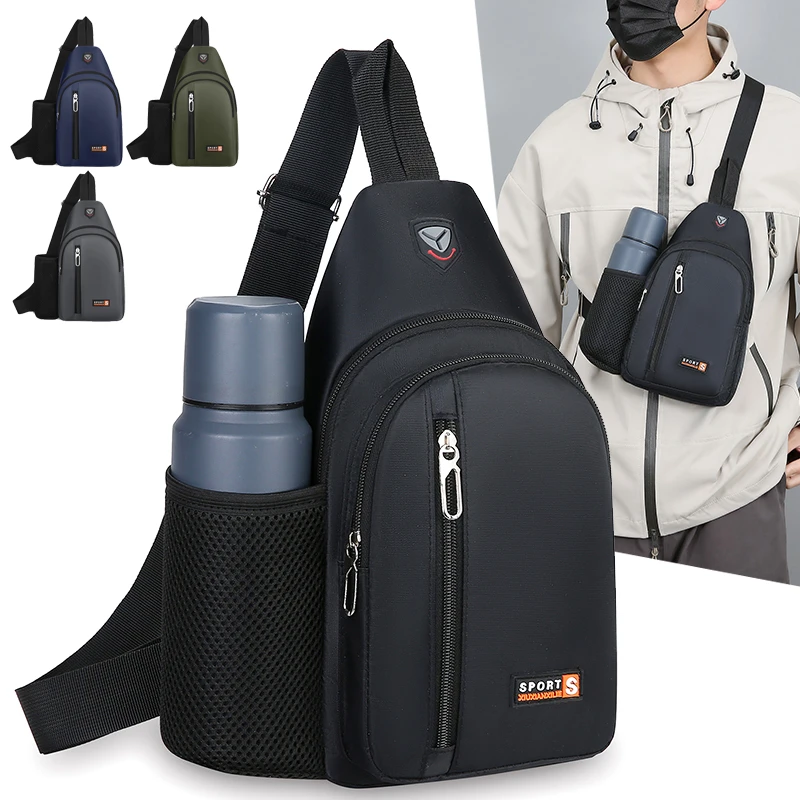 Nouveau sac de poitrine décontracté sac à bandoulière de voyage sac à bandoulière de mode sac à bandoulière multifonctionnel de grande capacité pour hommes et femmes