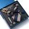 Craings.com-Coffret cadeau de luxe pour homme, carré de poche, ensemble d