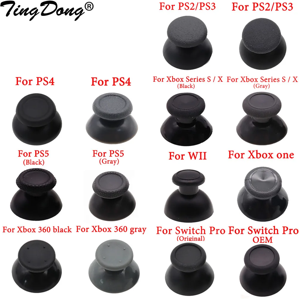 1 Stück Ersatz controller analoge Daumens tiel Daumens tift Pilz griff Kappe Abdeckung für ps2 ps3 ps4 pro schlanke ps5 xbox one