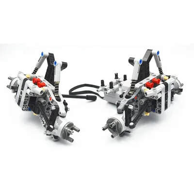 Bausteine MOC Technische Teile Formel Off-Road Fahrzeug Front Suspension System kompatibel mit Lego