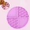 Haustier liefert Hund Katze lecken Pad quadratische runde Sauger Slow Food Pad Dusche Ablenkung Pad Silikon lecken Pad Slow Food Tablett