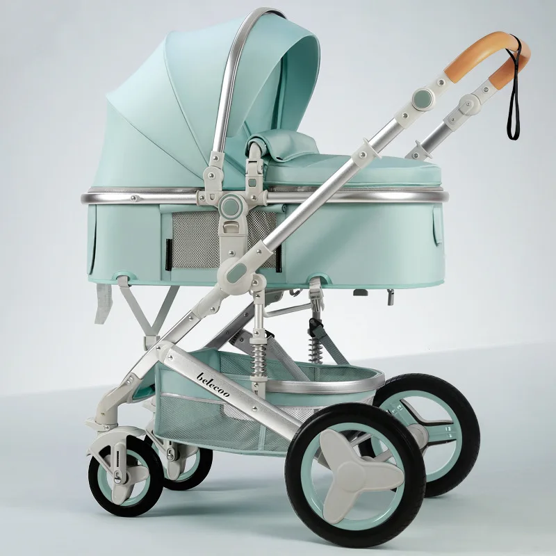 Neugeborenen 2 In 1 Kinderwagen, Luxus hoch landschaft kinderwagen, Klapp kinderwagen, reise Kinderwagen, baby trolley auto, baby kinderwagen Image