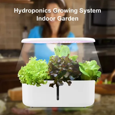 Pflanzen hydro ponik system wächst Innen garten führte Licht intelligente Pflanz maschine selbst bewässernde Innen haus Garten Pflanzer