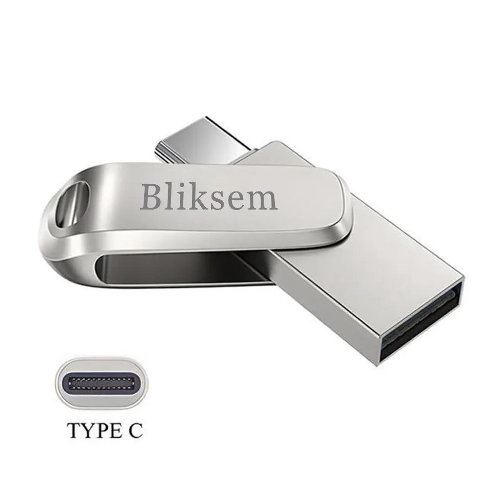 Bliksem TYPE-C USB-Flash-Laufwerk 32GB 64GB 128GB für TYPE-C PC Hochgeschwindigkeits-USB-Flash-Laufwerk 128GB USB 2,0 TYPE-C 32GB 64GB USB-Stick Image