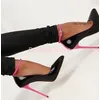 Mode Frauen High Heels Pumps rot schwarz Leder Party Hochzeits schuhe Stiletto sexy Silber Heels 12cm Damenschuhe