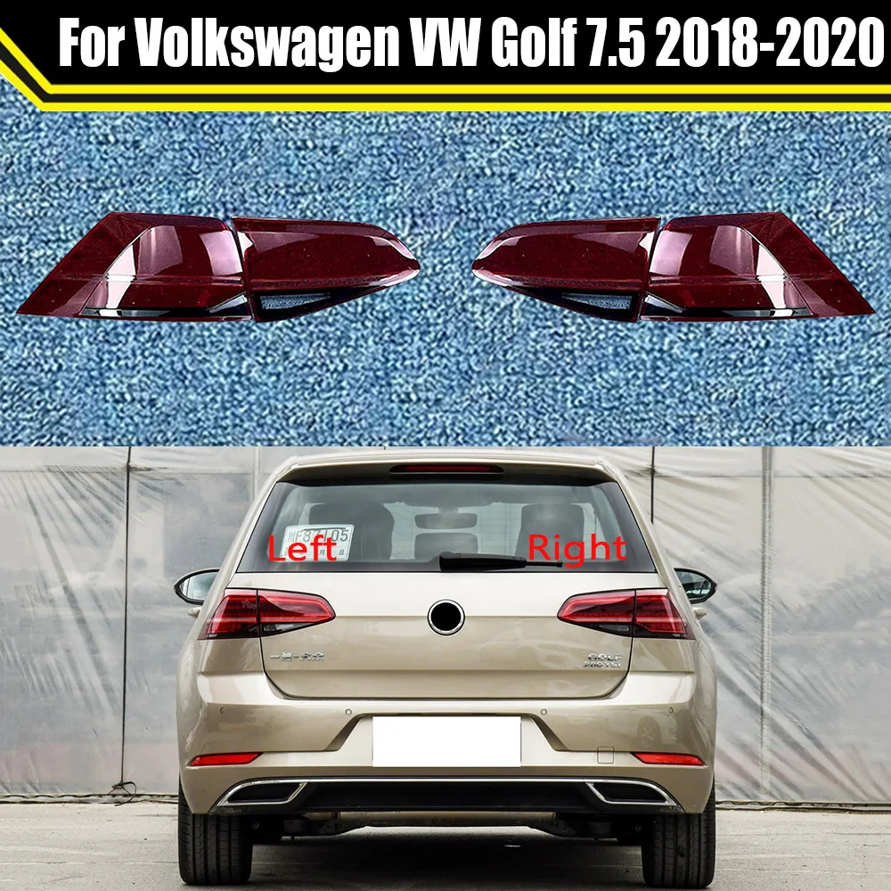 Auto Hinten Rücklicht Rücklicht Licht Lampenschirm Lampe Abdeckung Auto Shell Rücklicht Abdeckung Für Volkswagen VW Golf 7,5 2018 2019 2020