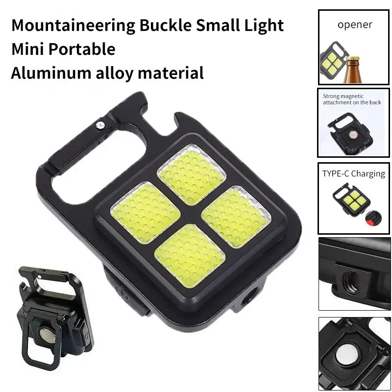 Hohe Helle COB LED Taschenlampe Multifunktionale Camping Lampe Arbeit Licht Outdoor Tragbare 500 mAh USB Lade Wasserdicht Image