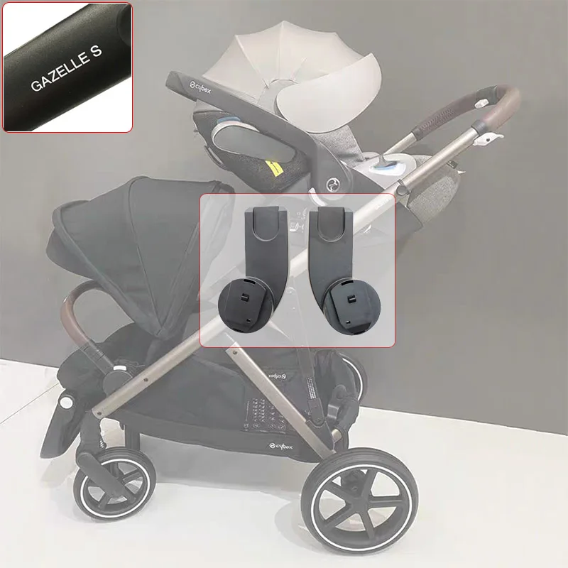 Kinderwagen-Adapter für Cybex Gazelle S und Aton Cloud Q/Z+ Maxi-Cosi Autositz-Konverter Buggy-Korb-Anschluss Babyzubehör