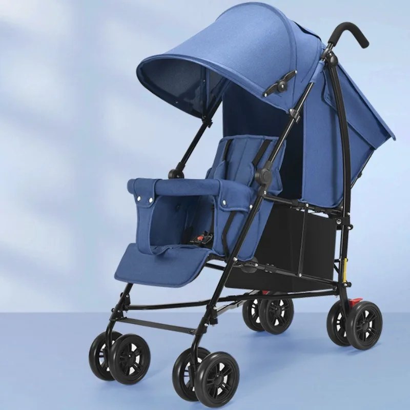 Neuer Doppel kinderwagen mit Vorder-und Rücksitz, abnehmbarer und wasch barer, leichter, faltbarer Zweisitzer-Kinderwagen Image