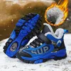 Neue Winter Wanderschuhe für Kinder Wasserdichte Warme Outdoor Stiefel Kinder Casual Ankle Boot Nicht-rutsch Verschleiß-beständig Baumwolle turnschuhe