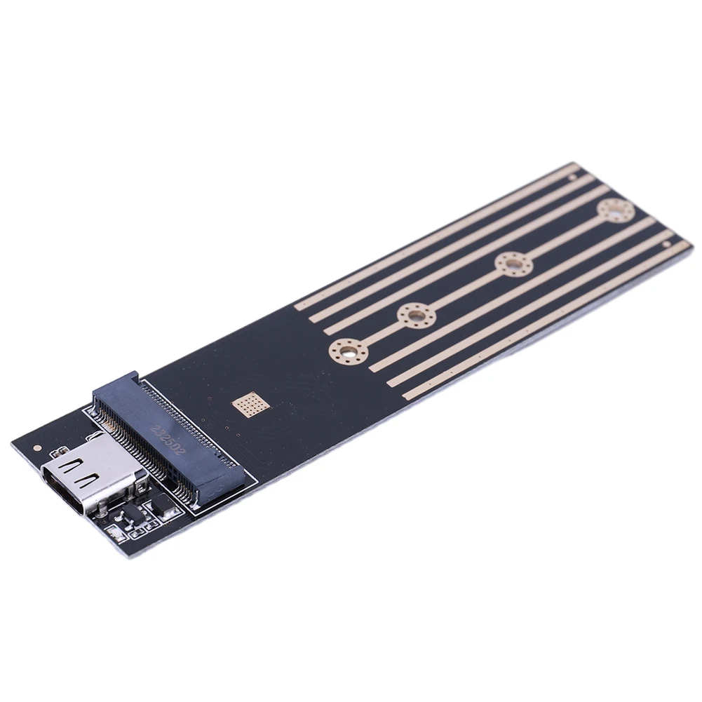 M.2 zu usb 3,1 typ c m.2 adapter karte 10gbps 6gbps ngff b m schlüssel sata/nvme ssd zu usb 3,1 typ c für m2 ssd Image