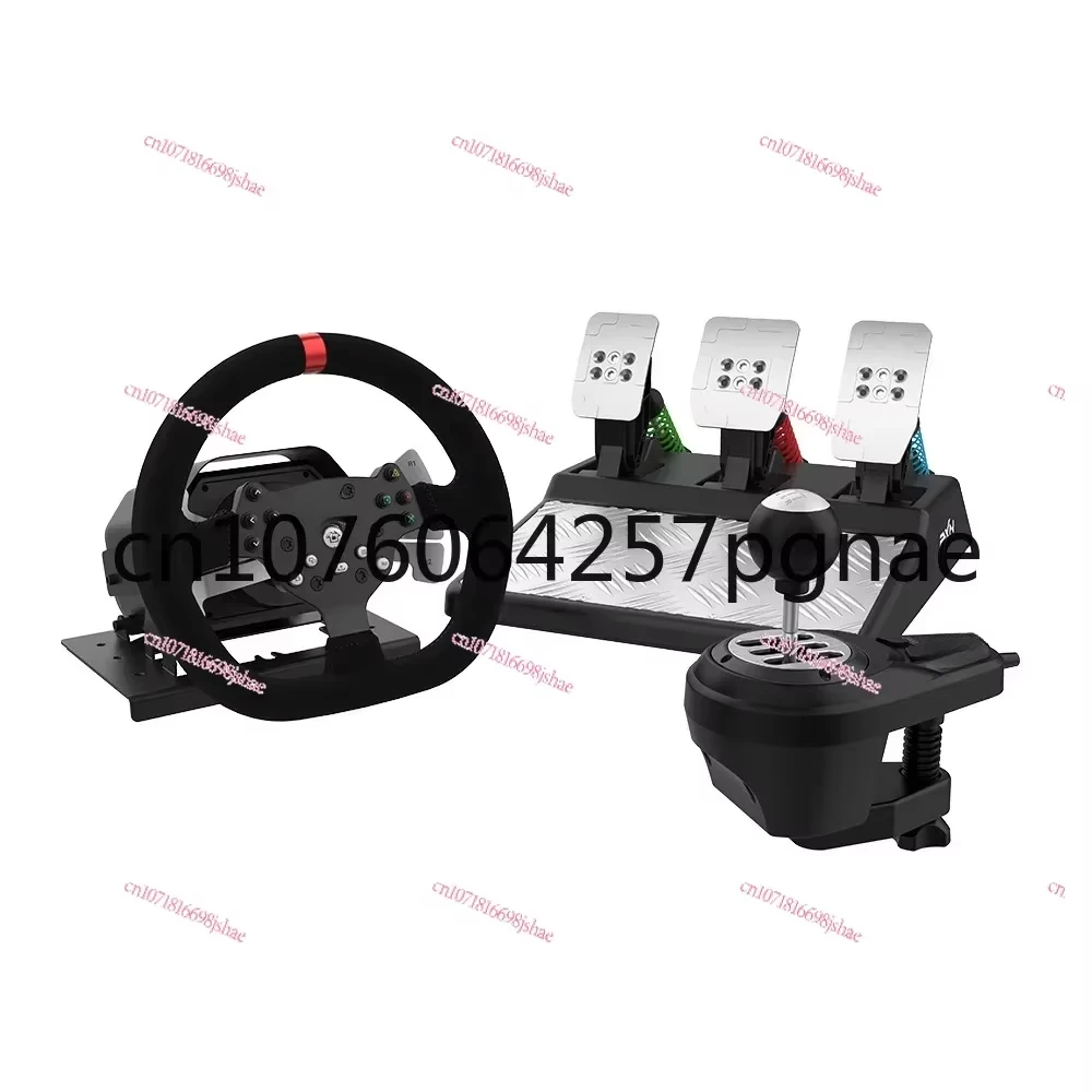 V10 Force Feedback Rennspiel Zielrad 900 Grad kompatibel mit PC/Xbox One/Ps4 Image