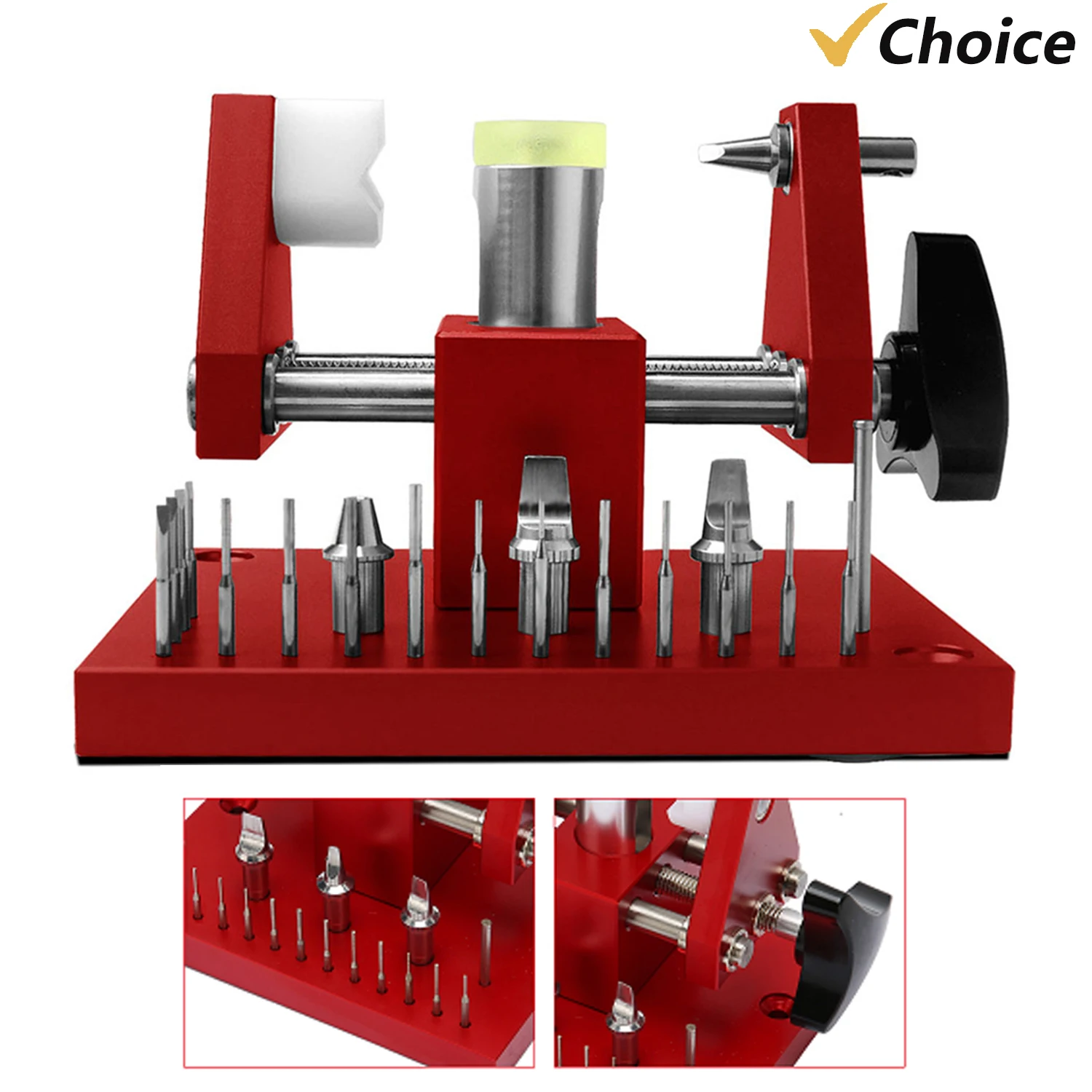 Profession elle Uhr zurück Gehäuse deckel Öffner Uhrmacher Reparatur werkzeug Set Band Link Entferner Einsteller Werkbank Entferner Uhr Werkzeuge