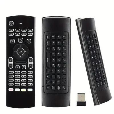 2,4 GHz MX3 Air Mouse Wireless Mini Tastatur Fernbedienung mit Multimedia Tasten für Android TV Box Smart TV PC Linux Windows
