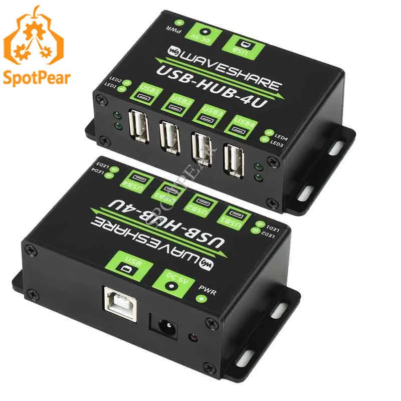 Raspberry Pi Industrie 4-Kanal USB HUB adapter USB 2,0 multi-interface hub Image