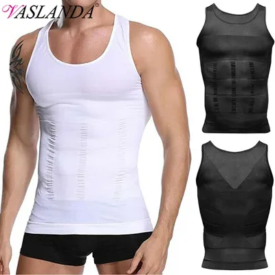 Männer abnehmen Körper Shape wear Korsett Weste Hemd Kompression Bauch Bauch Bauch Kontrolle Image