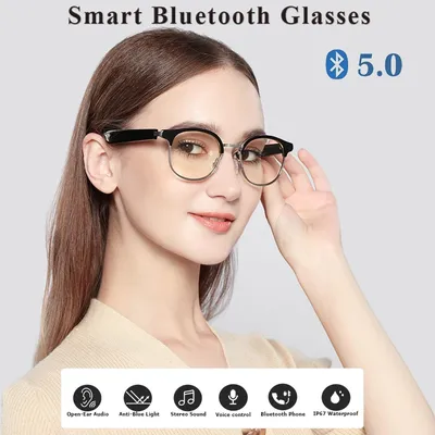 Mx04 intelligente Bluetooth polarisierte Smart Brille Kopfhörer Headset Freis prec heinrich tung Musik Anti-Blaulicht IP67 für iOS Android Image