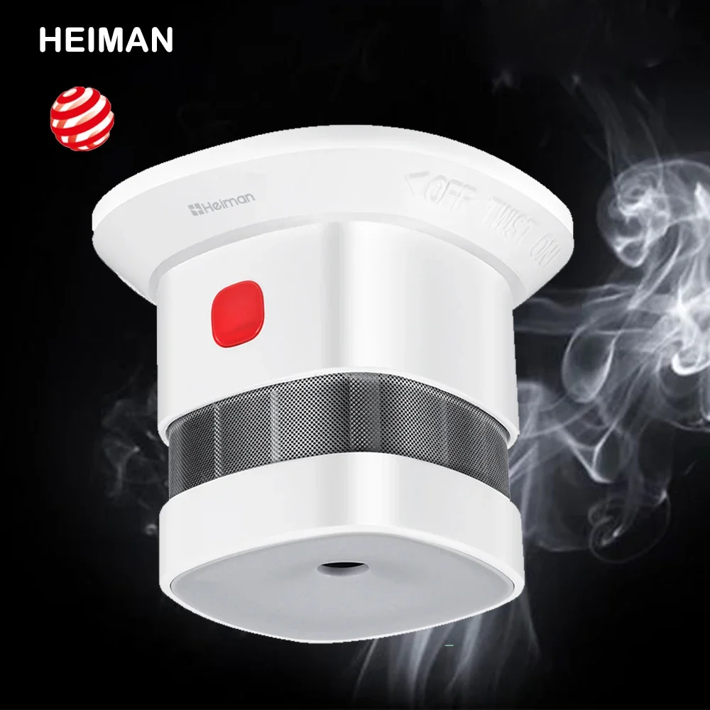 HEIMAN Zigbee Rauchmelder Smart Home System 2,4 GHz Hochempfindlicher Sicherheitspräventions-Rauchsensor Image