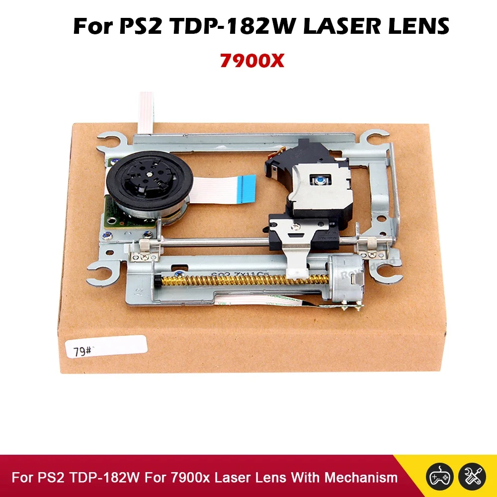 NEUE Ersatz Laser Linse TDP182W Für PS2 Slim Playstation2 Mit Deck Mechanismus Optische Kopf 7900X79000 Dropshipping Image