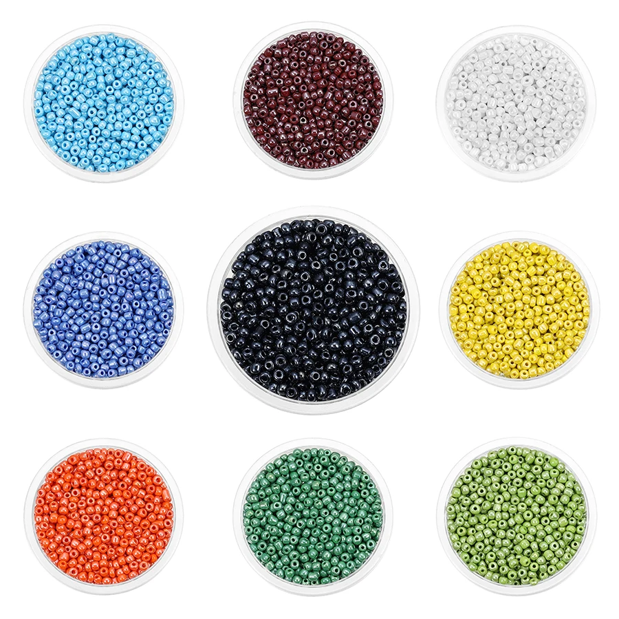 2020-2021 teile/los 3-4mm Charm Perlen tschechische Glasperlen runde lose Perle für DIY Schmuck Herstellung Ohrringe Armband Zubehör Image