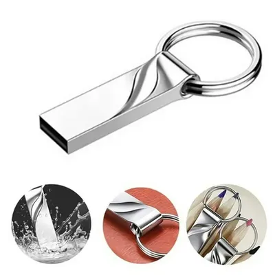 USB-2,0-Flash-Laufwerk Speichers tick Stift u Disk Metall-Schlüssel Daumen für PC Laptop Image