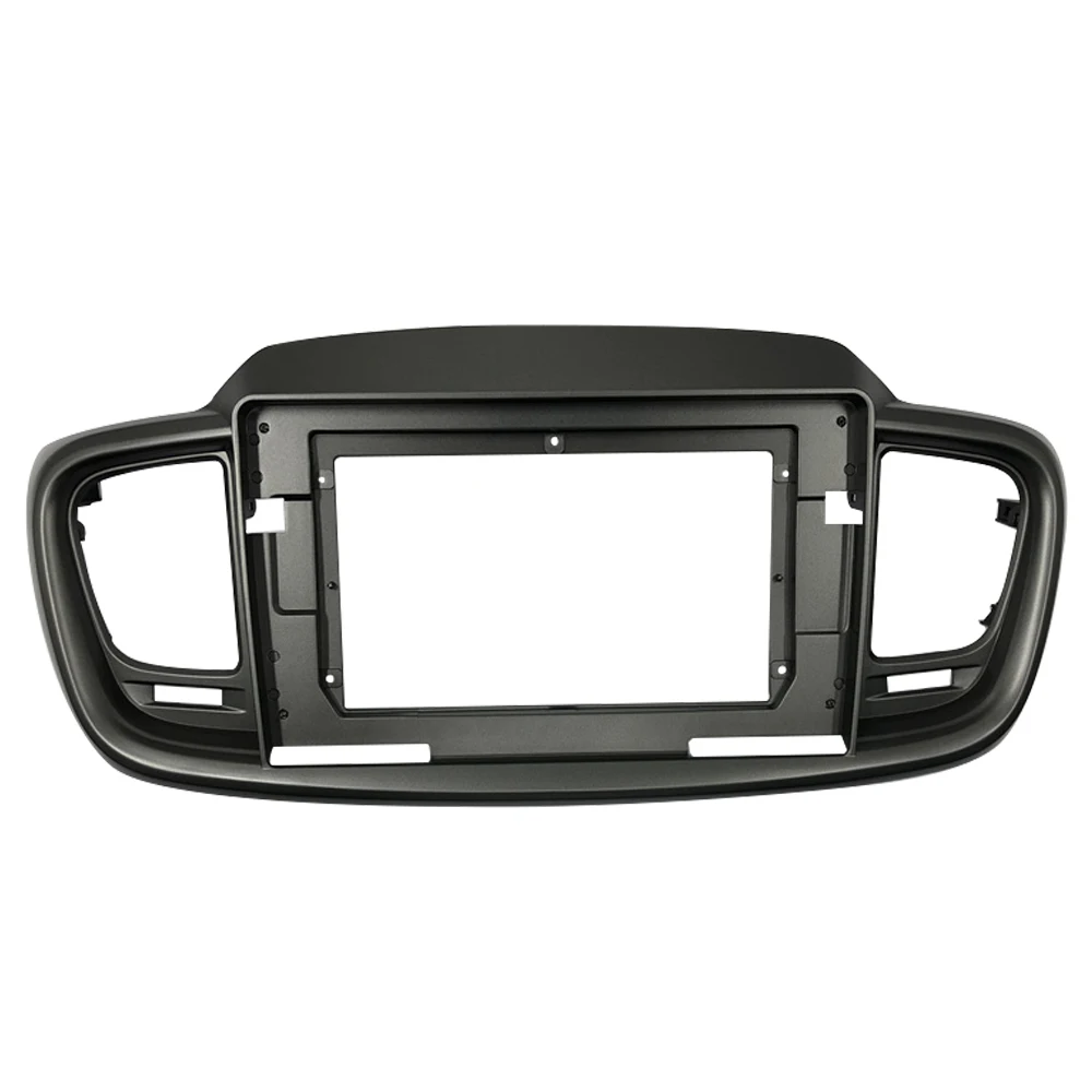 2 din Autoradio Radio DVD Blende Panel Panel Trim Kit Rahmen 9/10,1 Zoll für Kia Sorento 2014-2018 Umrüsten