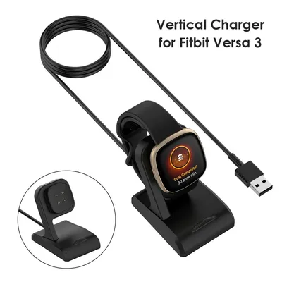 Tragbares USB-Ladegerät für Fitbit Versa 3/Fitbit Sense Ladekabel Dock Station