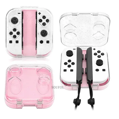 Neue Joycon Griff tragbare Aufbewahrung sbox mit tragbarer Schutzhülle PC transparente Aufbewahrung Image