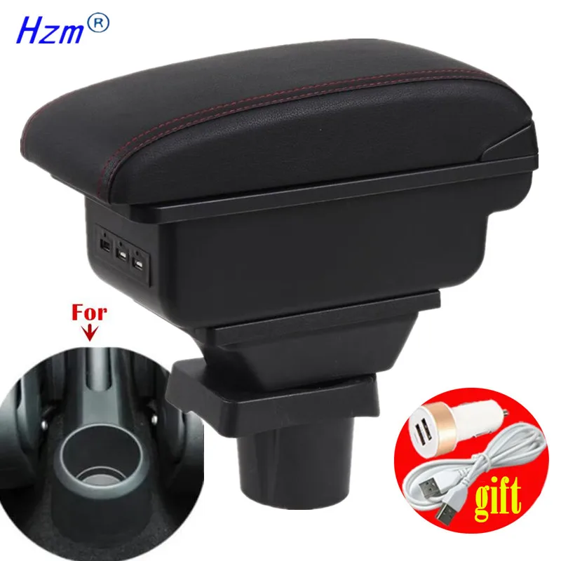 Für Volkswagen UP Armlehne Box Für Skoda Citigo VW UP Sitz Mii Auto Armlehne Konsole Lagerung Box Gewidmet Nachrüstung Auto Zubehör Image