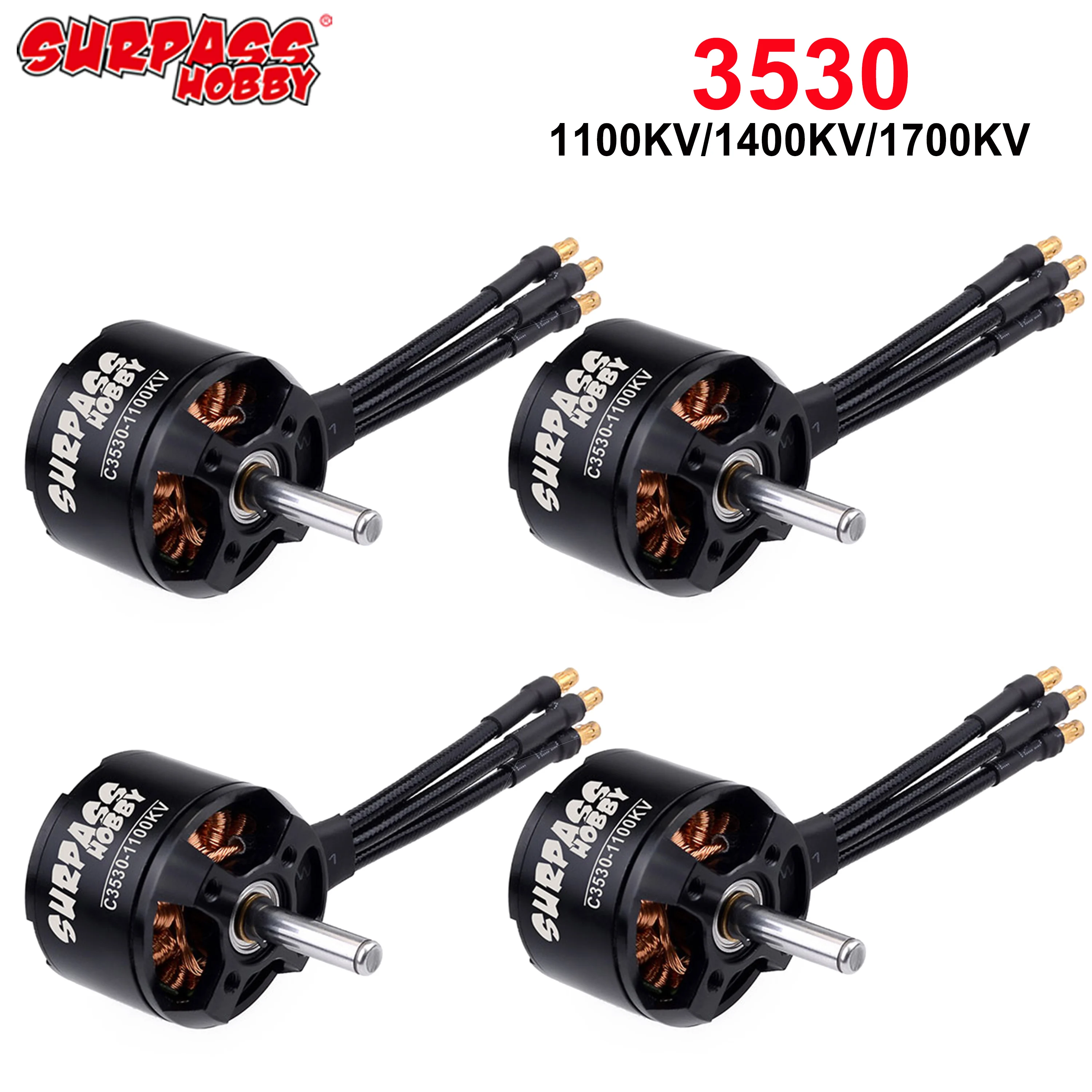 1/4PCS Surpass Hobby 2808 3530 1100KV 1400KV 1700KV Bürstenlosen Motor für RC Modell Starrflügel FPV Drone Flugzeug Hubschrauber