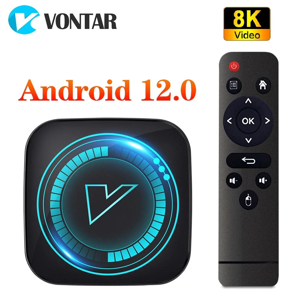 VONTAR TV Box Android 12 Allwinner H618 Quad Core Cortex A53 Unterstützung 8K Video 4K BT Wifi Google Voice Media Player Set-Top-Box Image