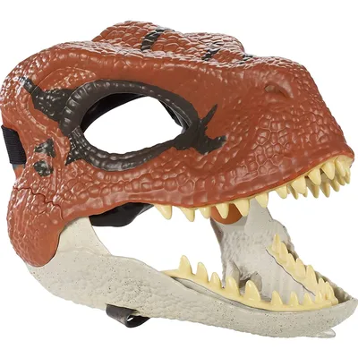 Bewegliche Mund maske Tyranno saurus Rex Dinosaurier Maske Kopf bedeckung 3D Dino Maske einzigartige und realistische Latex Kopf bedeckung Image