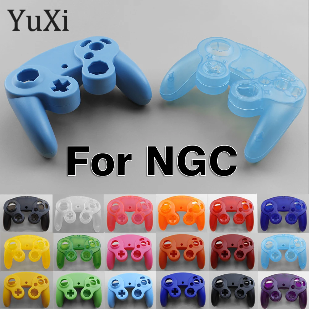 1Set Gehäuse-Schalen-Set für Gamecube NGC Spielcontroller Ober- und Unterteil-Abdeckung für NGC Ersatz-Zubehör Image