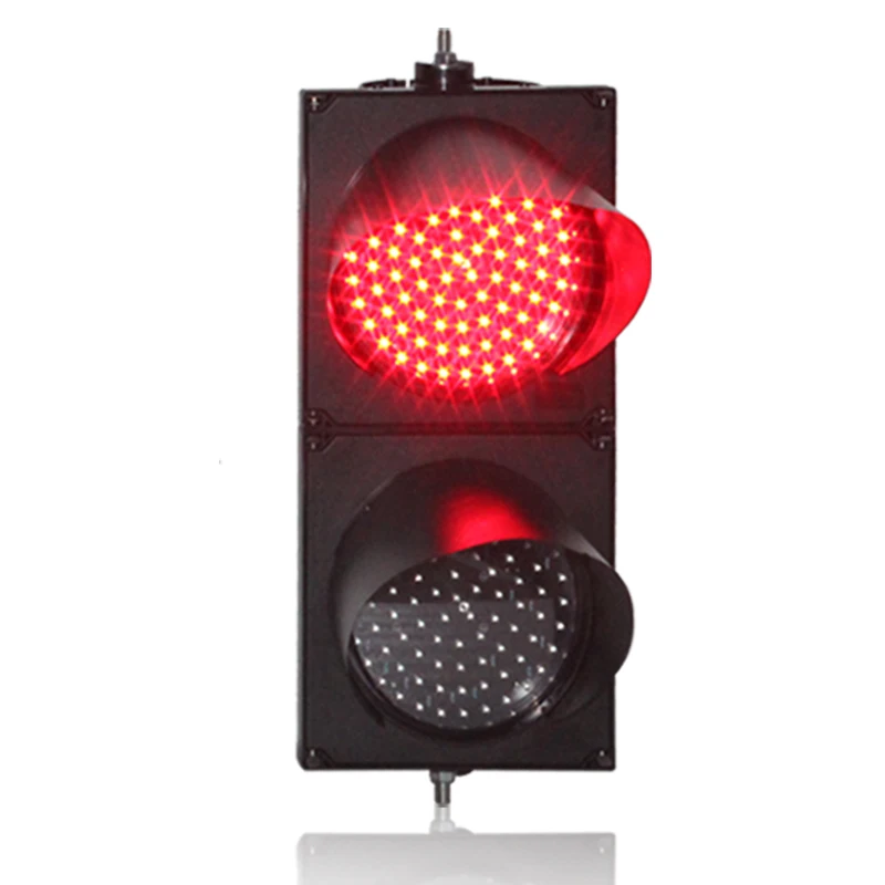 Aktionspreis: Hochleuchtende, neu designte PC-Gehäuse-200-mm-Rot-Grün-Vollkugel-LED-Verkehrssignalleuchte Image