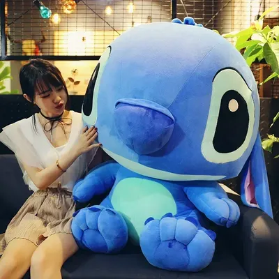 120cm super große Größe Stich Disney Plüsch Puppe Plüschtiere Spielzeug Anime Stofftier niedlichen