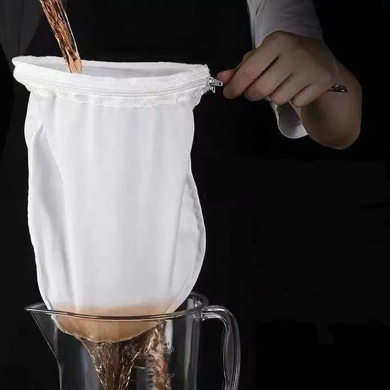 (2 Stück) Milch-Tee-Filter beutel, Milch-Teebeutel, Milch-Tee-Shop-Werkzeug, Tee-Filters ieb, Teebeutel, Stahlring, Teebeutel Image