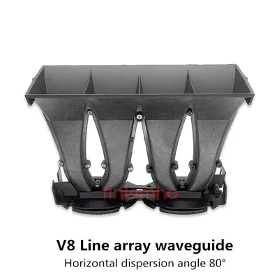 V8 Linie Array DJ Lautsprecher Hochtöner Horn 2x 1,4 Inch Kehle Für Öffentlichen Adresse System Professional Audio Bühne DJ Mixer heimkino