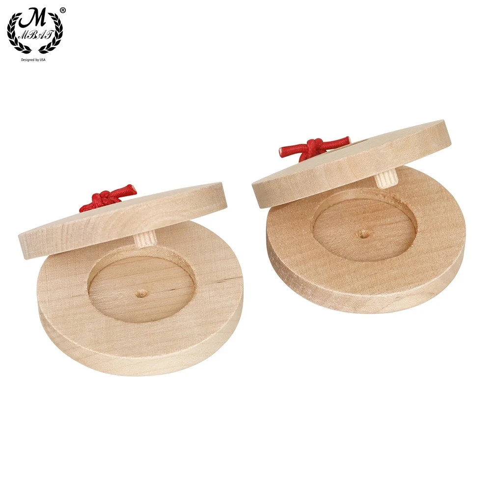 Orff-Soundboard aus Holz für Kinder, frühe Musik, pädagogische Geschenke für Jungen und Mädchen, Kastagnetten, Rhythmus Image