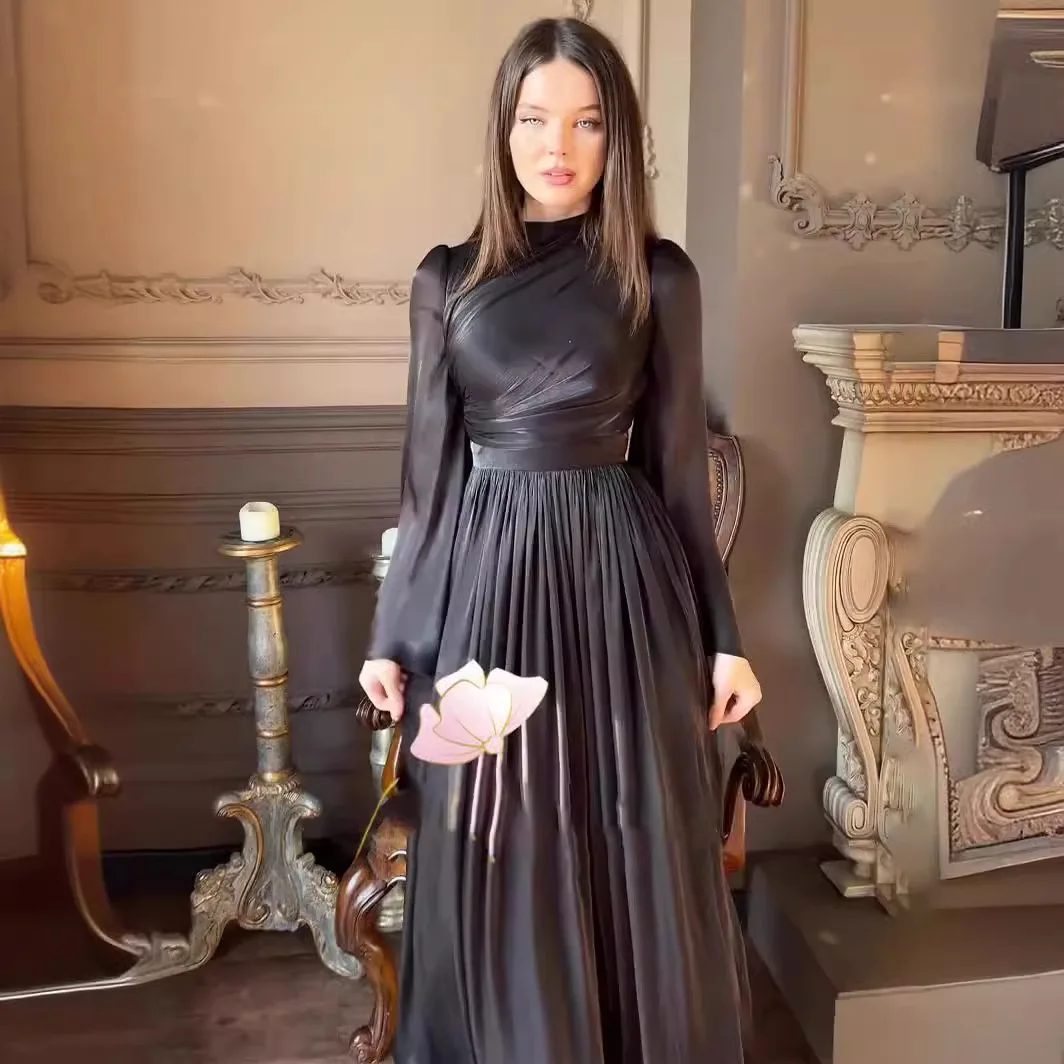 Kleid Party Ramadan Marokko Dubai Abayas Kaftan Islam Vestidos Arabischen Lange Robe Eid Muslimischen Abaya Frauen Dünne Kleider Jalabiya Image