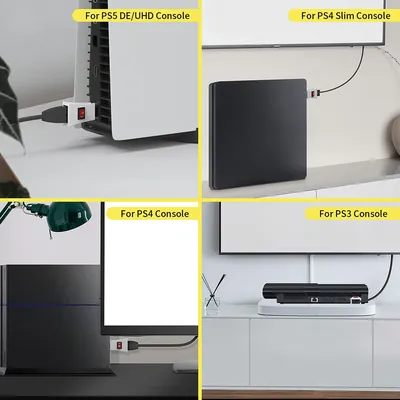 Schalter knopf adapter schützen Stromausfall schutz gerät Leistungs schalter für ps5/ps4/ps3/xbox Image