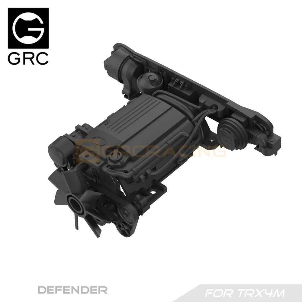 Grc Simulation Engine dekorative Abdeckung 3d gedruckt für trx4m Defender Upgrade Option Teil # g178xp Image