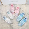 Disney Mädchen Plüsch Hausschuhe Frozen Süße Kinder Prinzessin Elsa Winter Baumwolle Hausschuhe Baby Schnee Zuhause Rosa Blau Schuhe Größe